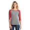 District® Women's Perfect Tri® 3/4-Sleeve Raglan Adult T-Shirt